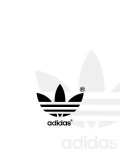 Small Adidas Logo - Adidas Logo 240x320 - Sport - Wallpaper for mobile phones For mobile ...