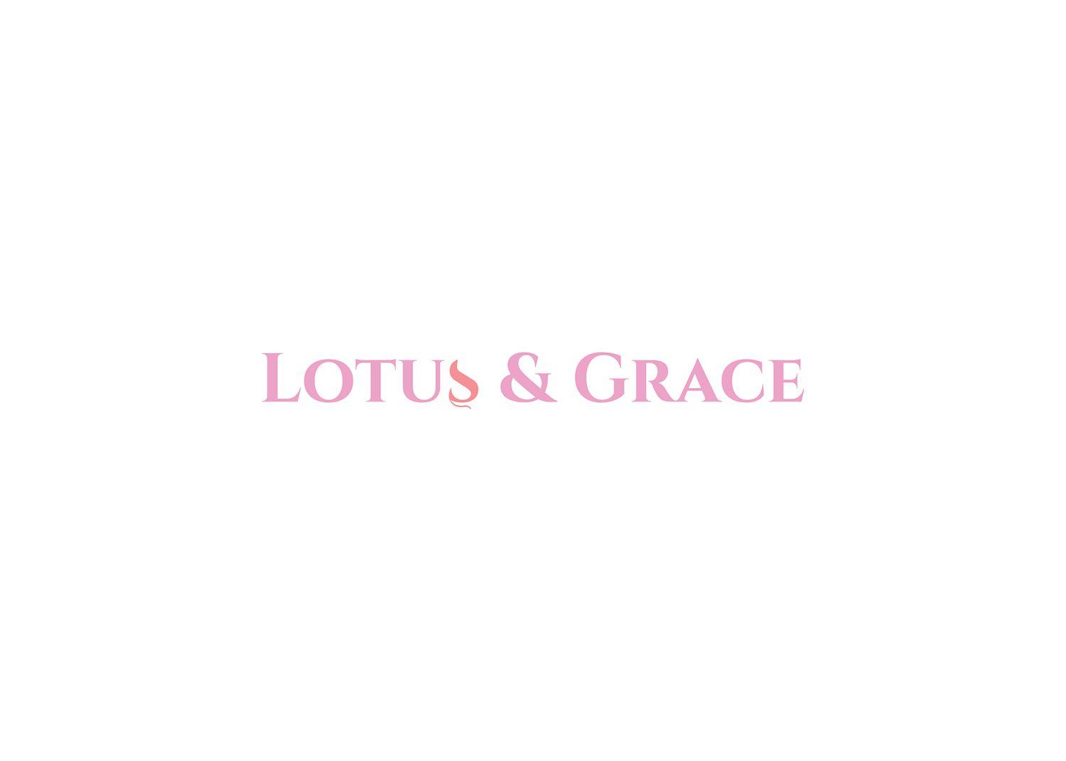 Grace Beauty Logo - Feminine, Elegant, Hair And Beauty Logo Design for Lotus & Grace