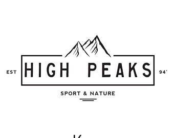 Popular Mountain Logo - Mountain logo | Etsy
