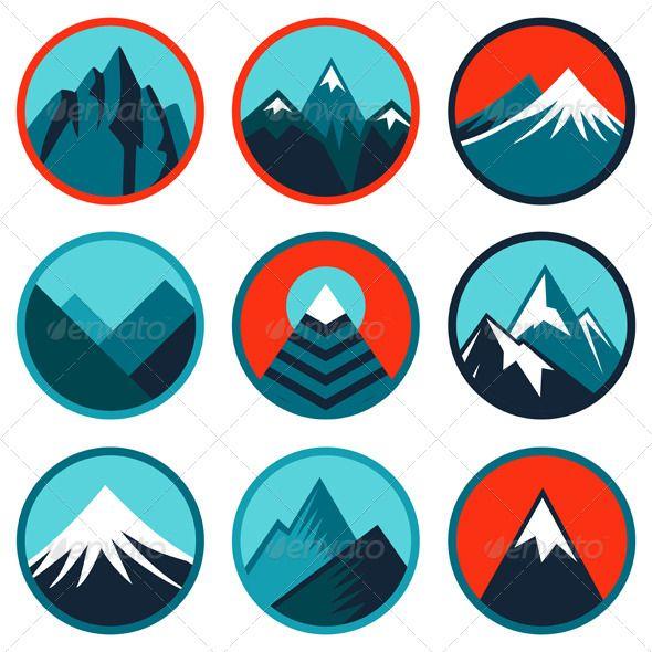 Popular Mountain Logo - Stretch Abstract Mountain Logo Clipart