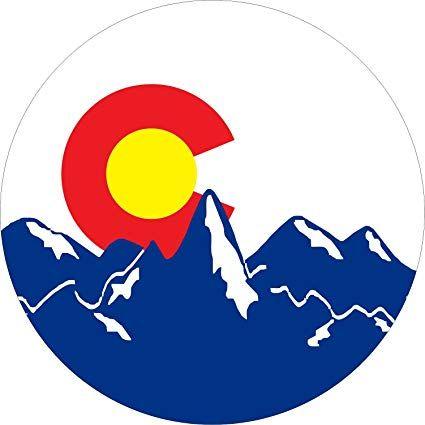 Colorado Mountain Logo - Amazon.com: Colorado Mountain Logo State Logo Spare Tire Cover for ...