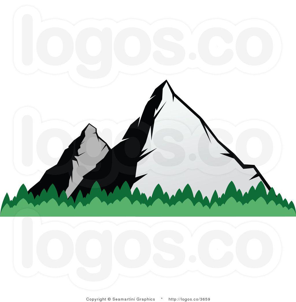 Popular Mountain Logo - Mountain Clip Art Royalty Free And Grass Logo By Seamartini Graphics