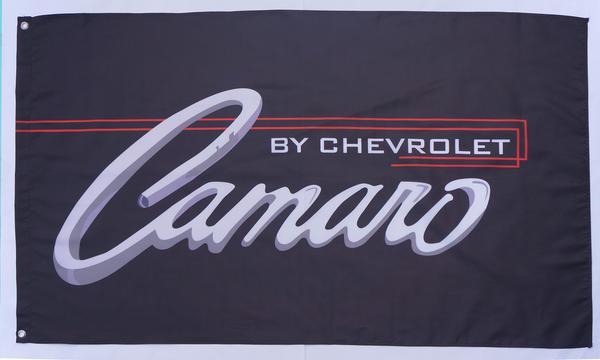 Camaro Racing Logo - Chevrolet Camaro flag for car racing-3x5 FT-Checkered Banner-Red ...