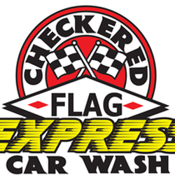 Red Checkered Flag Car Logo - Checkered Flag Express Car Wash Photo & 39 Reviews Wash