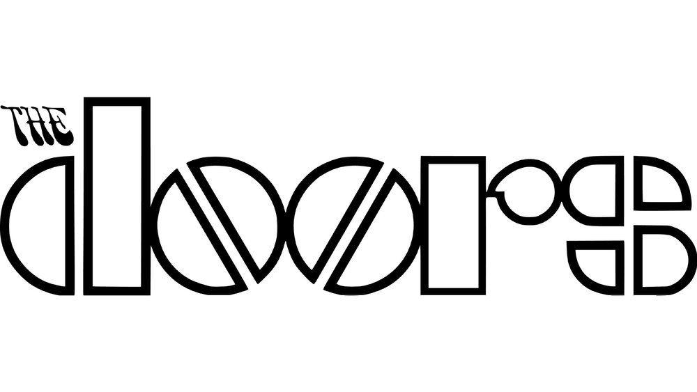 The Doors Logo - D1 — The Doors — BandLogoJukeBox