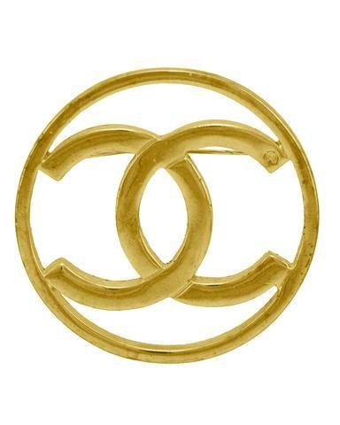 Chanel Gold Logo - Accessories – Vintage Couture