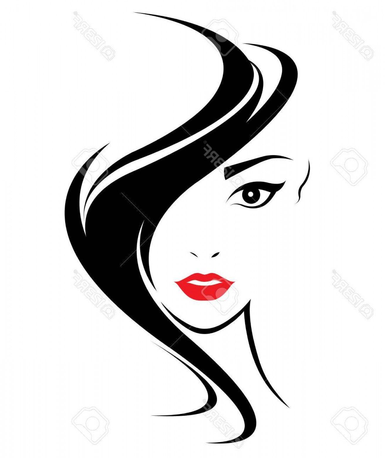 Women with Long Hair Logo - LogoDix