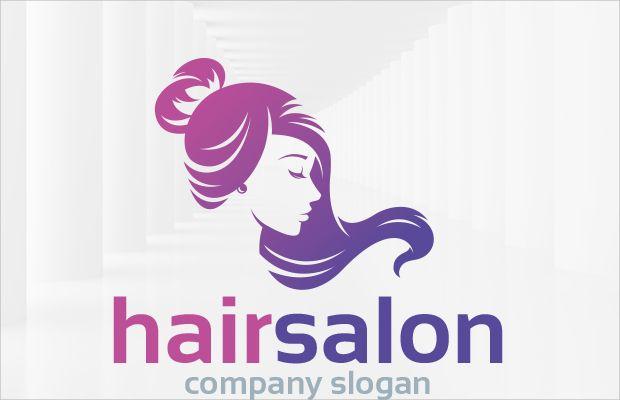 Women with Long Hair Logo - Style Logo Design - Stellinadiving