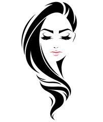 Women with Long Hair Logo - Long Hair photos, royalty-free images, graphics, vectors & videos ...