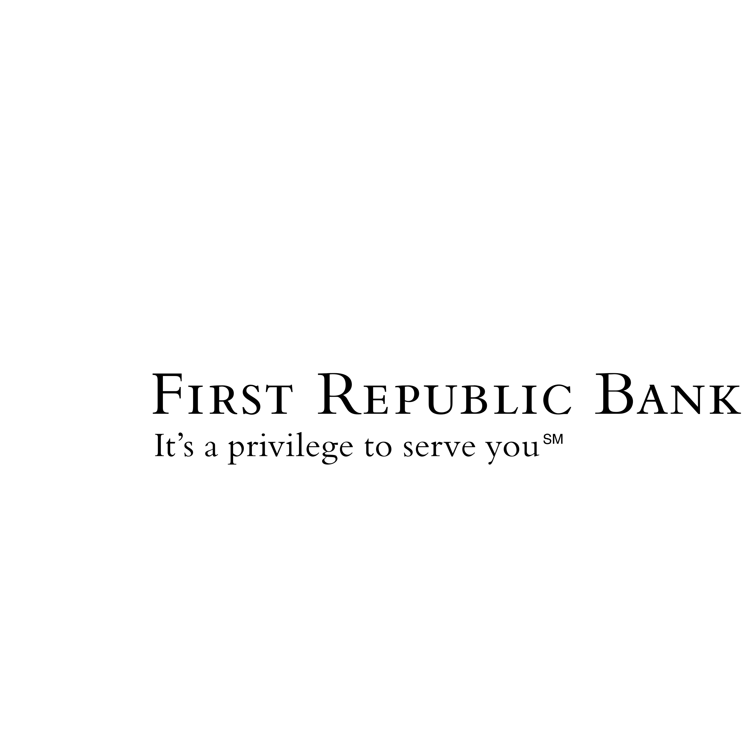 First White Logo - First Republic Bank Logo PNG Transparent & SVG Vector