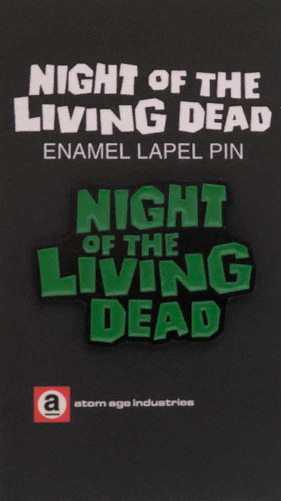 Night of the Living Dead Logo - NIGHT OF THE LIVING DEAD LOGO ENAMEL PIN