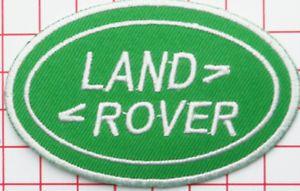 Green Oval Logo - Land Rover green Oval Logo cloth patch. H021204