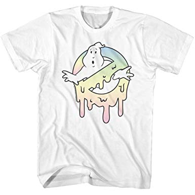 Pastel Slime Logo - Amazon.com: The Real Ghostbusters T-Shirt No Ghost Logo Pastel Slime ...