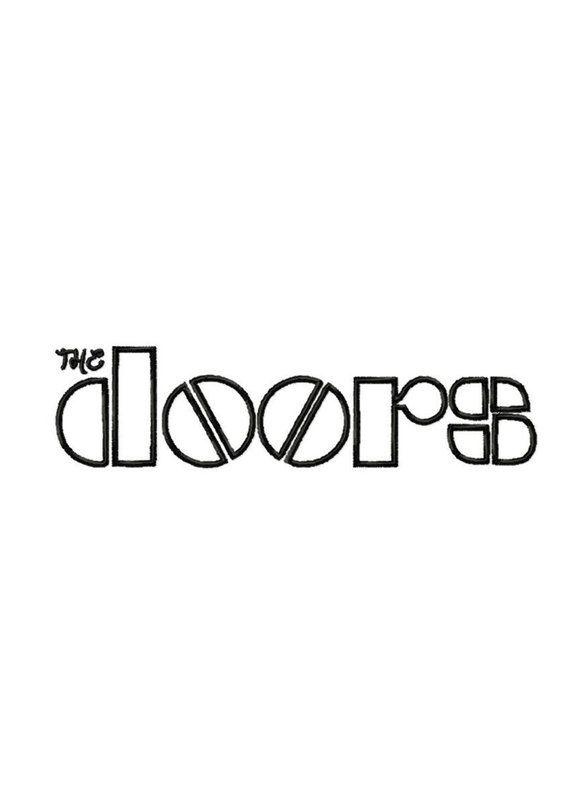 The Doors Logo - The Doors Logo 3 sizes Solid Fill Machine Embroidery DESIGN | Etsy