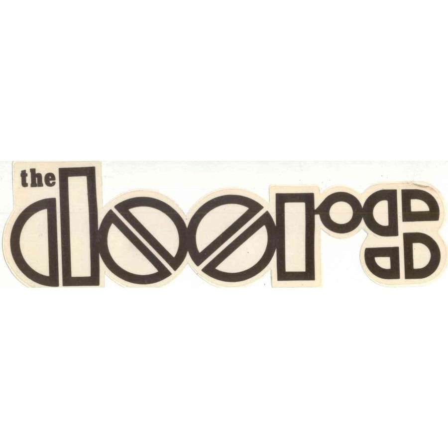 The Doors Logo - Doors (italian 90s large doors 'logo' shaped promo sticker) by The ...