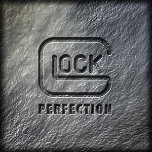 Glock Logo - Glock Logo with Stone Looking Background on Travertine Coaster ...