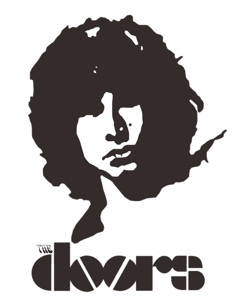 The Doors Logo - The Doors Logo Black transparent PNG - StickPNG