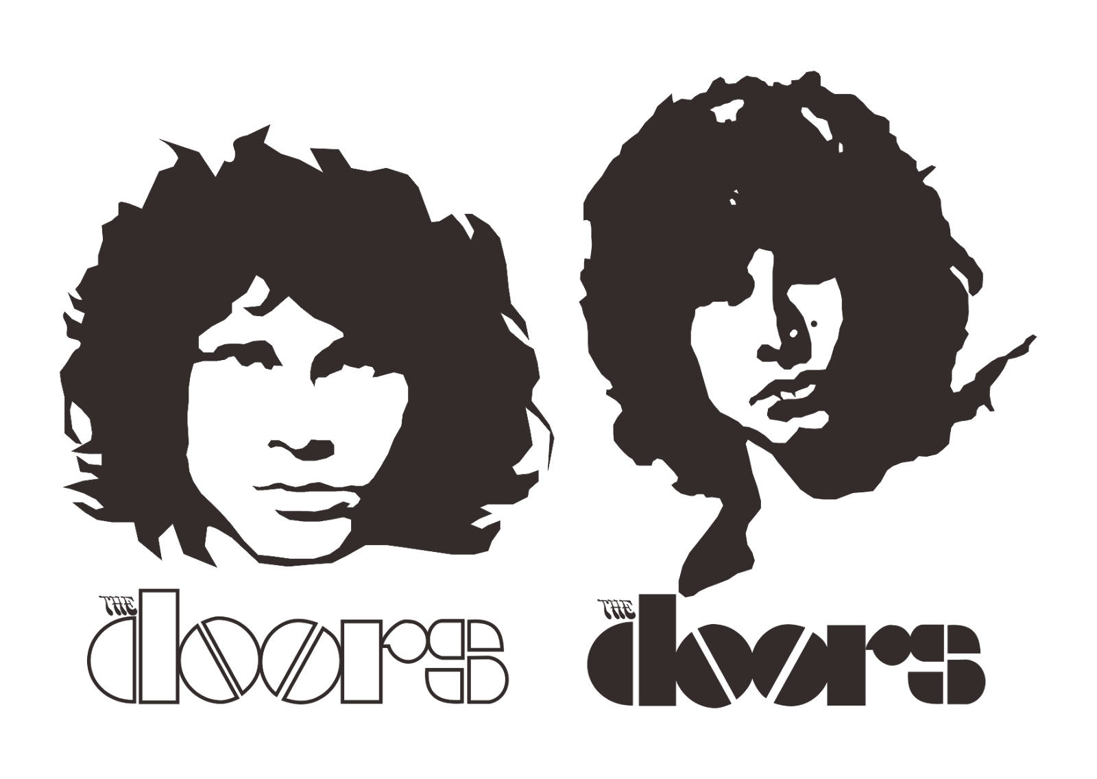 The Doors Logo - Jim Morrison The Doors Logo Vector ~ Format Cdr, Ai, Eps, Svg, PDF, PNG