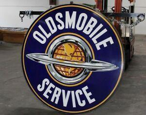 Vintage Olds Logo - 1930 50s Vintage Oldsmobile Service Sign DSP Walker & Co 60in W/ Org