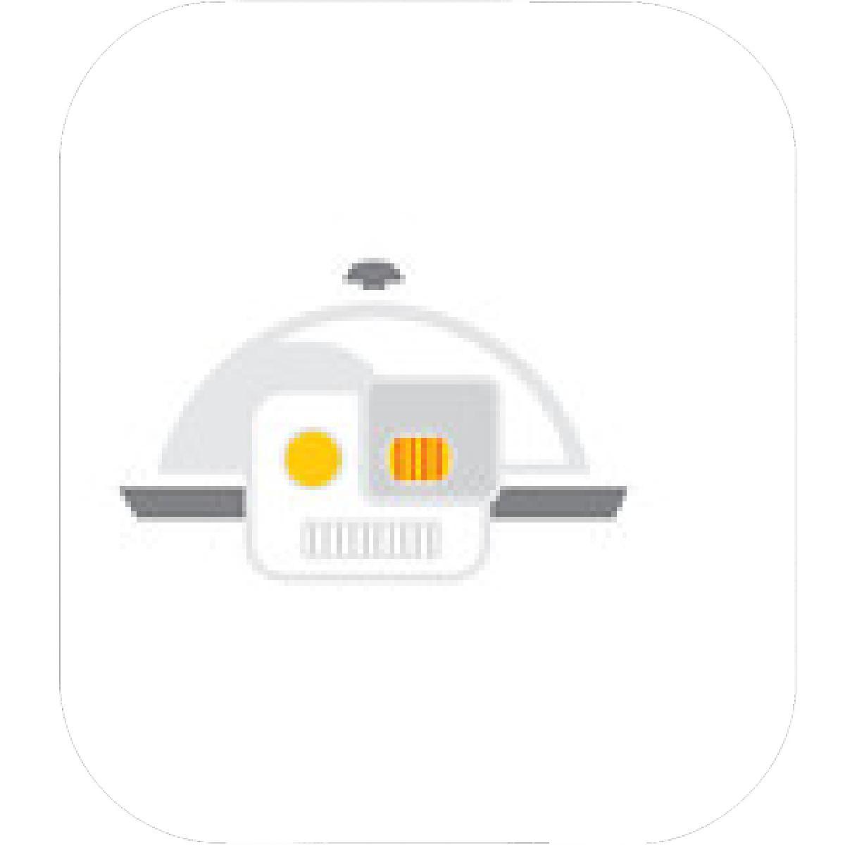 Robot with Yellow Food Logo - Designs