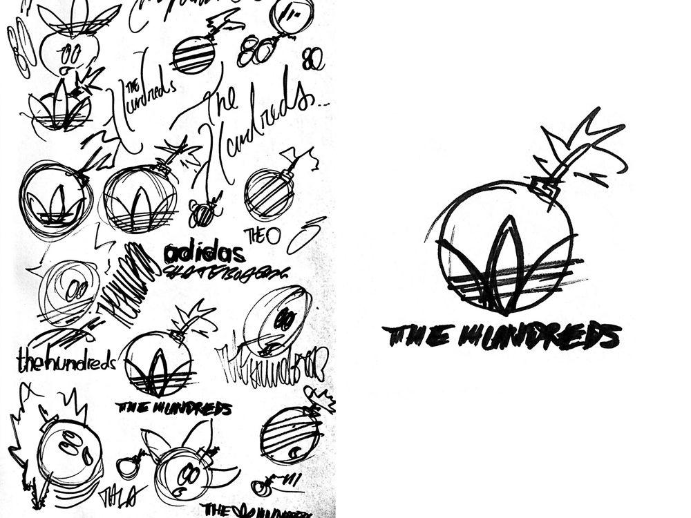 Hundreds Drawing Logo - The Hundreds x adidas Skateboarding: “Bruder Pack” —