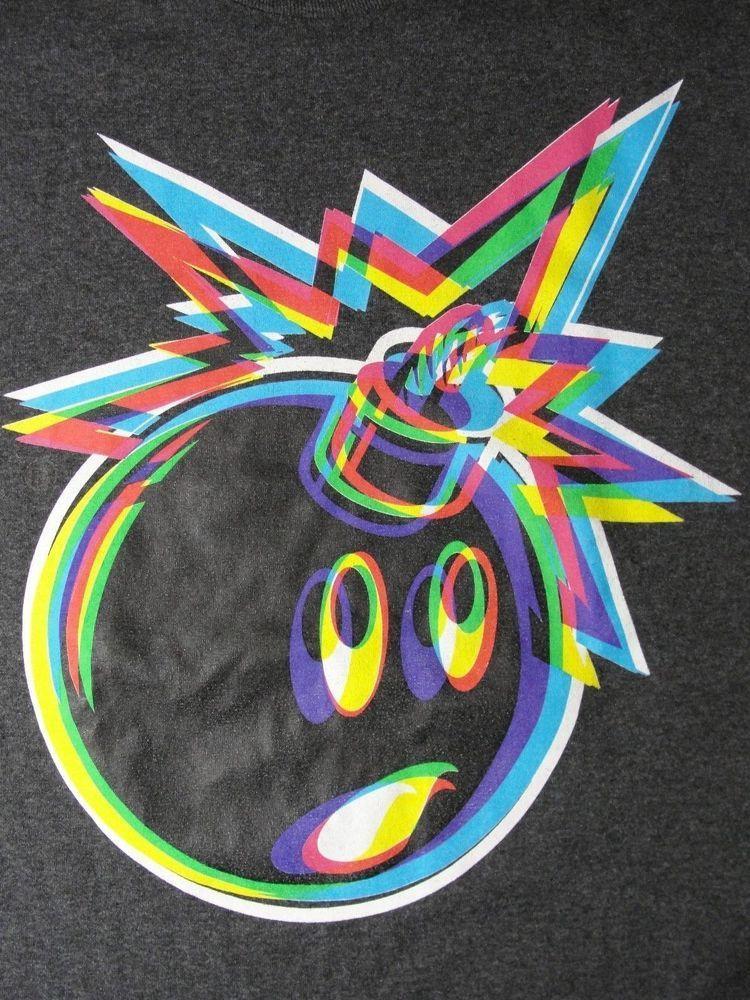 Hundreds Drawing Logo - The Hundreds Adam Bomb T-Shirt Multi Color Logo Gray L Short Sleeve ...