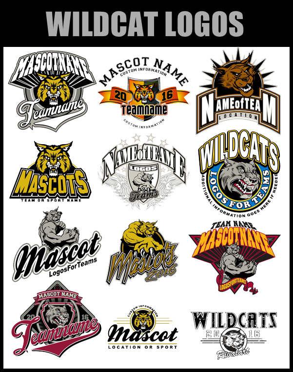 Custom Sports Logo - Wildcat Logos