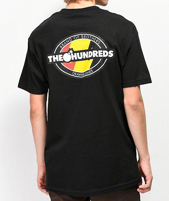 Hundreds Drawing Logo - The Hundreds Varsity Black T-Shirt | Zumiez