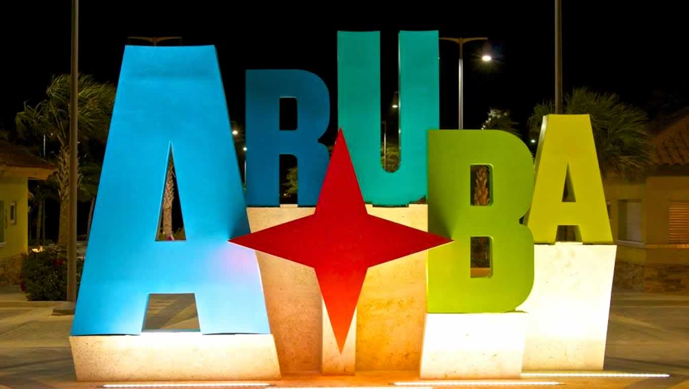 Aruba Logo - Aruba Tourist Logo Flag