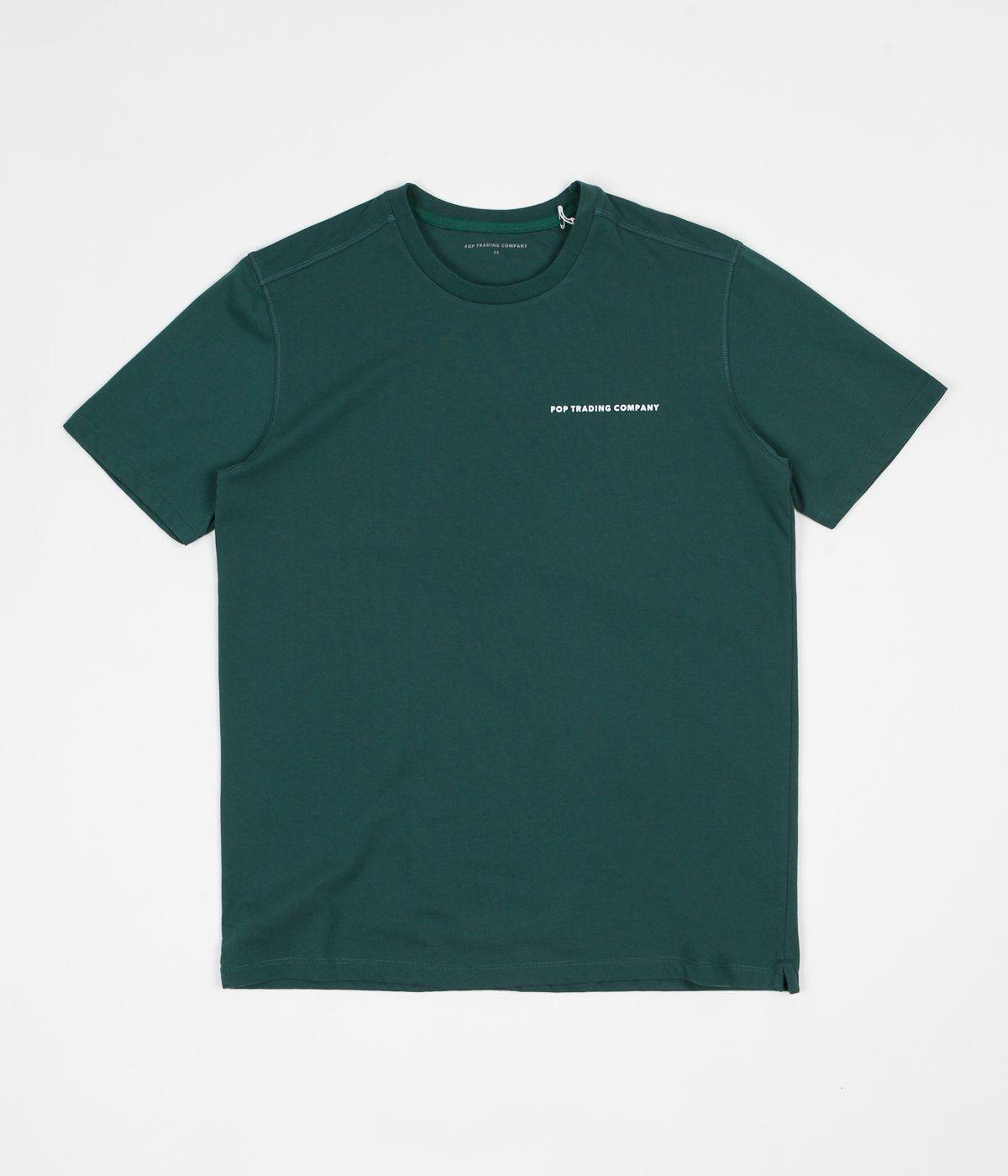 Pop Company Logo - Pop Trading Company Logo T-Shirt - Sports Green | Flatspot