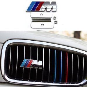 BMW M Car Logo - BMW M Sport Front Grill Badge 3D Car Logo Power Emblem Chrome for ...