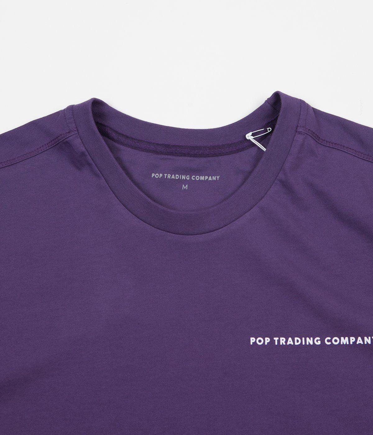 Pop Company Logo - Pop Trading Company Logo T-Shirt - Eggplant | Flatspot