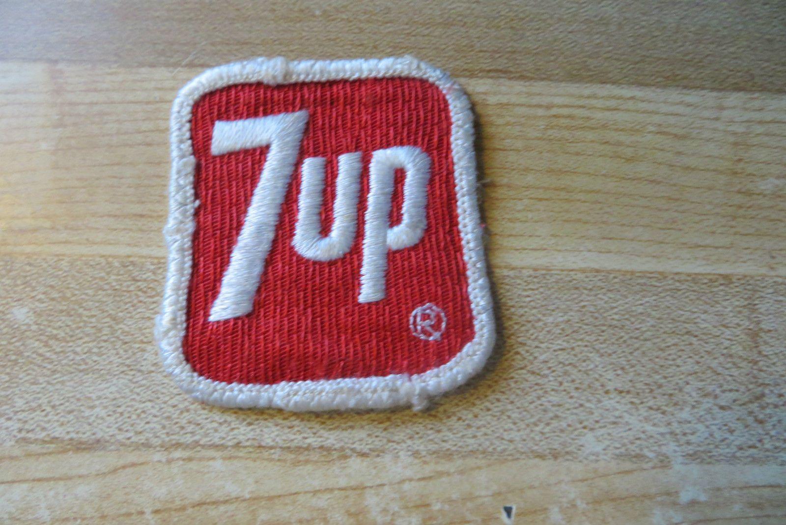 Pop Company Logo - Original soda pop 7up advertising company logo old vintage display patch