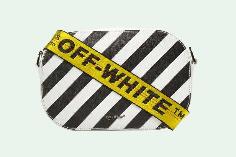 Stripes Off White Brand Logo - Off-White's Camera Bag White and Black Stripes | HYPEBAE