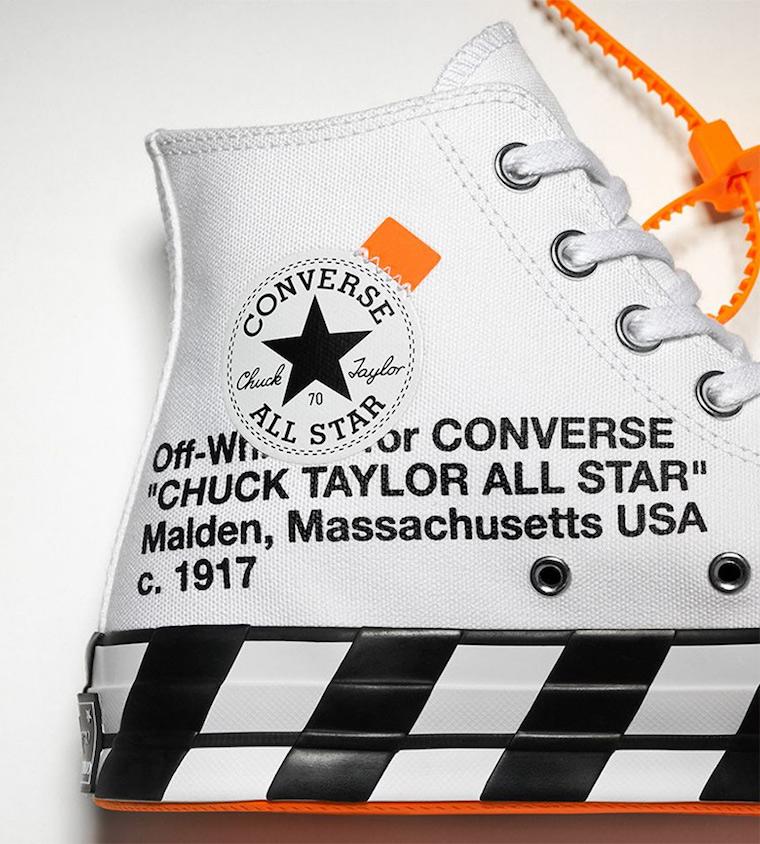 Stripes Off White Brand Logo - Off-White Converse Chuck 70 Stripe Release Date - Sneaker Bar Detroit