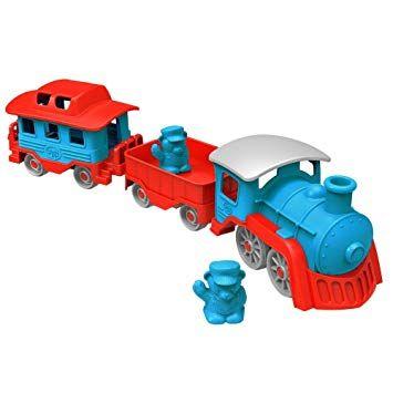 Blue and Green Train Logo - Green Toys Train: Toys & Games
