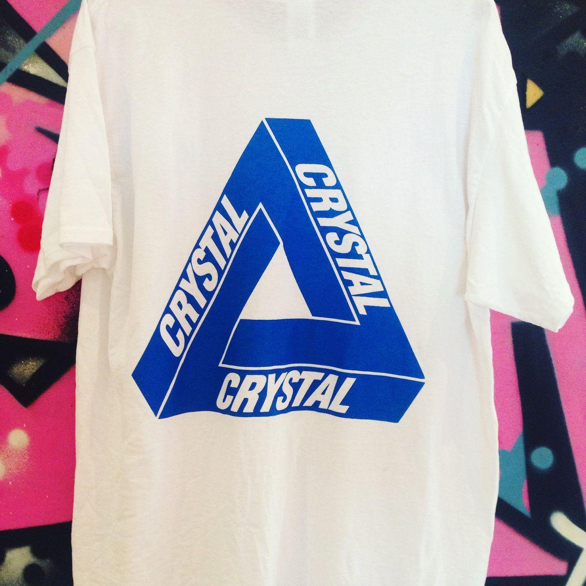 Pink Palace Triangle Logo - Crystal Palace Triangle T Shirt (Selhurst Blue)