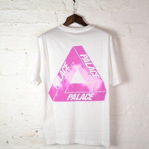 Pink Palace Triangle Logo - Palace Tri-Blue-Pink Hyper White