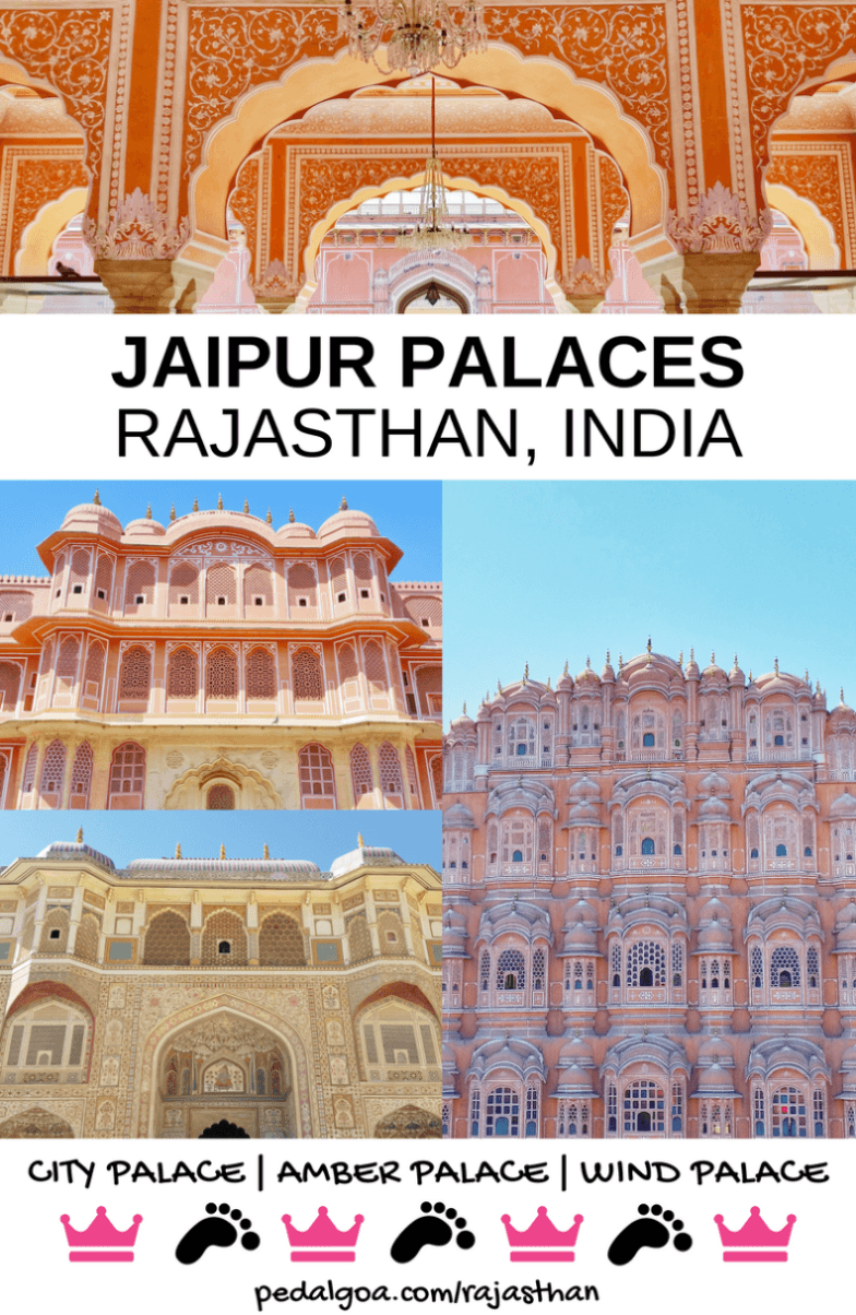 Pink Palace Triangle Logo - Famous palaces in Jaipur in one day - Rajasthan Palaces - Golden