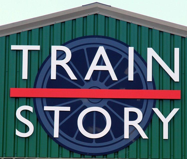 Blue and Green Train Logo - Isle of Wight Steam Railway's £1.2m Train Story officially opens