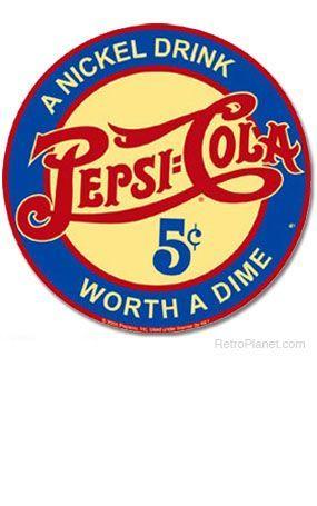 Vintage Pepsi Cola Logo - Pepsi Cola Logo Round Metal Sign | All Things Retro | Pepsi, Pepsi ...