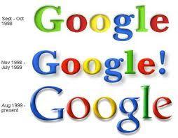 Google's First Logo - Google Logo: Design, History, Evolution - Adglitz