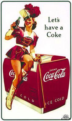 Old Cola Gota Logo - Vintage Coca-Cola ads