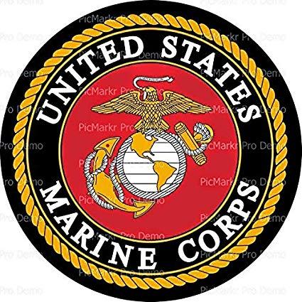 Marine Core Logo - Amazon.com: Whimsical Practicality Round Cake - United States Marine ...
