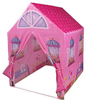 Pink Palace Triangle Logo - Big Pink Palace Kids House and Outdoor Play Tent, Play