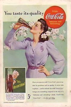 Old Cola Gota Logo - Vintage Coca Cola Ads