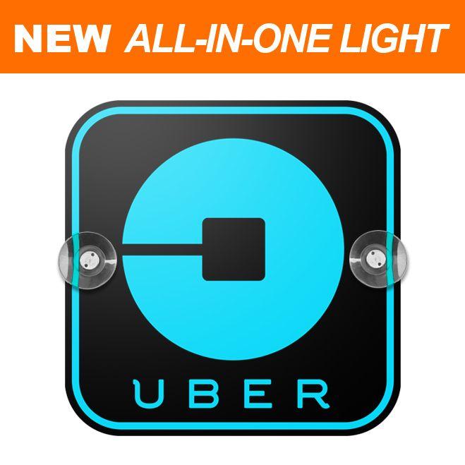 Uber Light Logo - All In One Blue Uber Light Logo Light The Windshield