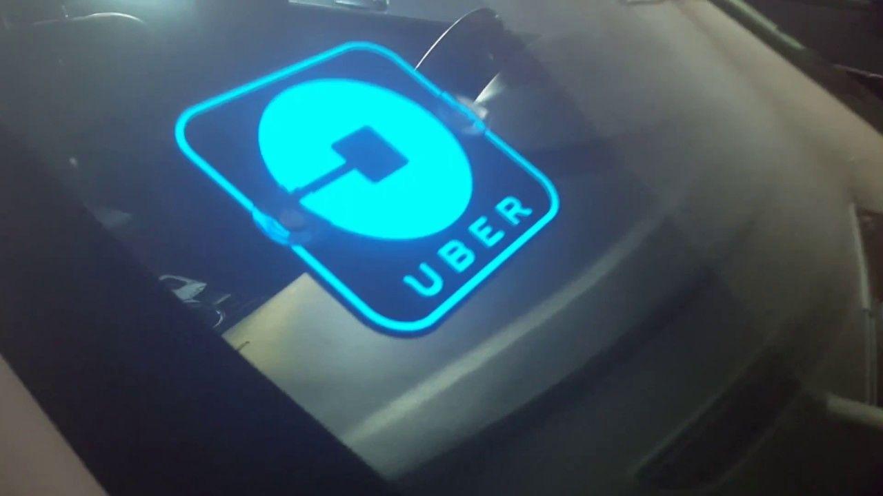Uber Light Logo - New Glowing Uber Sign - New Uber Logo - YouTube