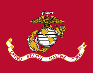 Crimson Military Logo - Flag of the United States Marine Corps