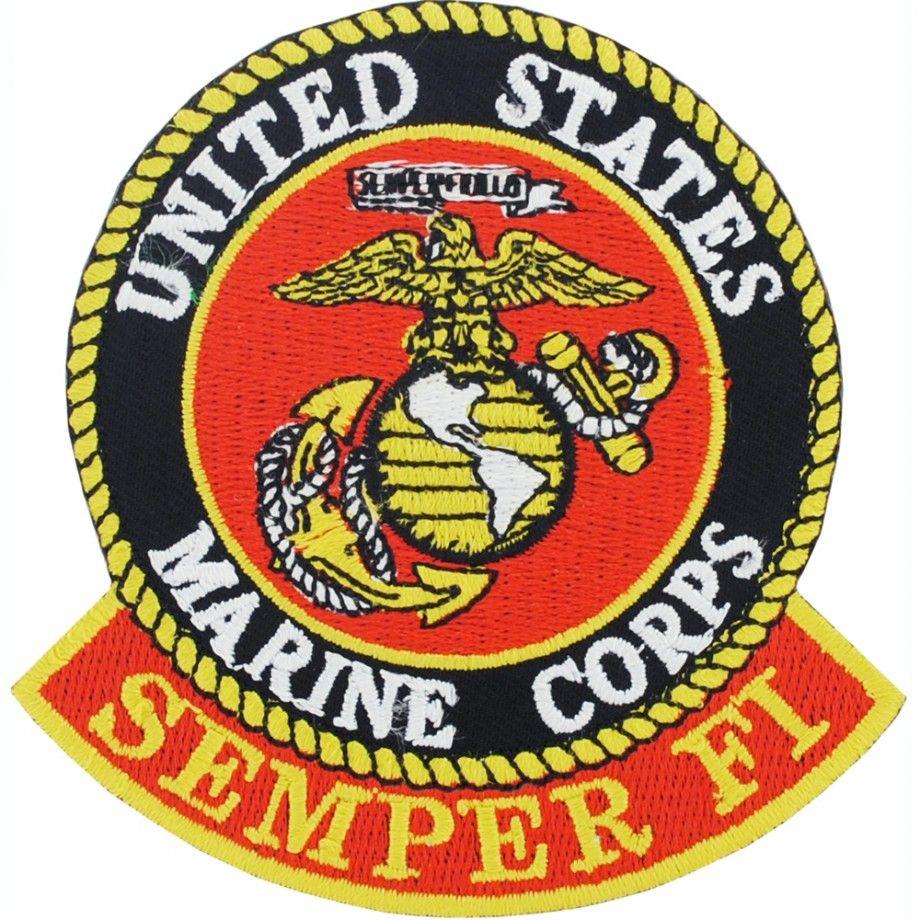 Marine Corps Logo - US Marine Corps Semper Fi Logo Patch 3 Inches